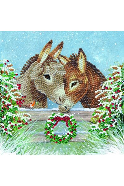 Craft Buddy Set creativ tablou cu cristale Crystal Art Card, Magarusi indrago...