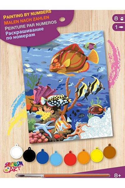 Sequin Art Creative painting set - JPBN - Corals, 24x33x2cm,