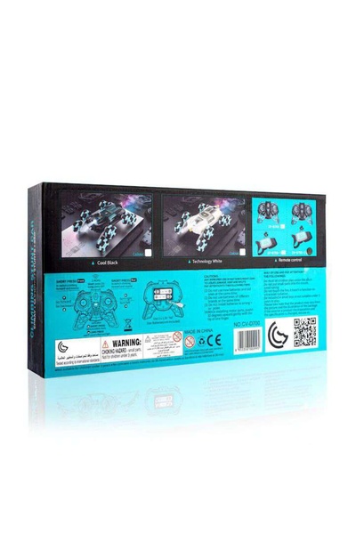 AMTSTORELINE RC car with remote control and gesture control (watch type), with 8 stunt wheels, 36 rotation