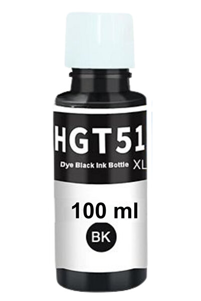 HP 100 ml GT51XL-52 115,315 ,410,415,500,515,530,615,5810,5820 Yazıcılara Uyumlu Muadil Mürekkep