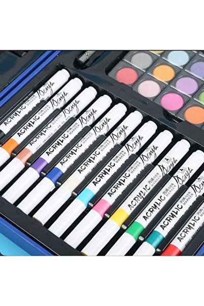 Zen Store Non-Toxic Kids Art Set – Coloring, Drawing & Painting Kit – 88 Pcs (PINK)