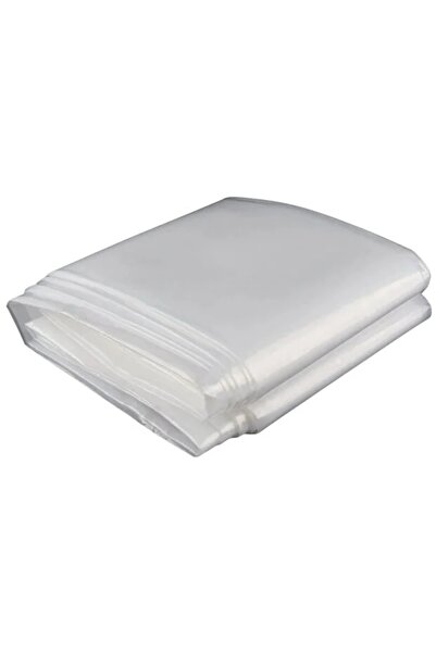Sfmstore Kalın Şeffaf Naylon Poşet – Kurban Eti ve Sera Bahçe Kullanımı İçin Dayanıklı Yırtılmaz Branda 3mx3m