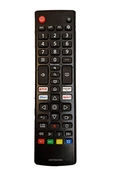 OEM Τηλεχειριστήριο τηλεόρασης LG AKB76037605 IR 1439 συμβατό με την αρχική εμφάνιση (418)