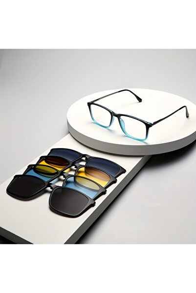 Game 5-Piece Clip-On Glasses Set for Women and Men