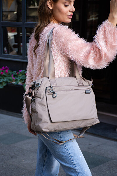 Sanmorris Çantaneef Multi-Compartment Waterproof Parachute Fabric Shoulder Bag