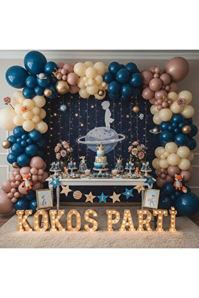 Küçük Prens Temalı Doğum Günü Balon Seti 50 Adet – Little Prince Parti Süsleri