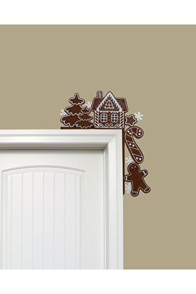 Tetra Craft Kırmızı Kurabiye Yılbaşı Kapı Kenar Süsü