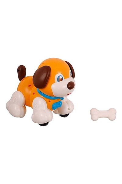 Jumbo Baby Jucărie interactivă pentru cățeluș cu os - (Vorbește și cântă), mu...