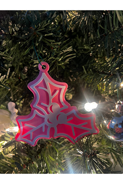 genomera Gingerbread-Shaped Christmas Ornaments (Contains 14 Different Ornaments in Mixed Colors)