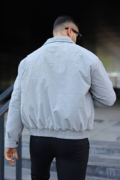 BASEL.CO Oversized Crushed Quilted Padded Bomber Jacket/Mantle - Soft Texture Comfortable Style