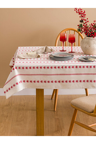 LC Waikiki Peak New Season Heart Embroidered Tablecloth 150X200 cm