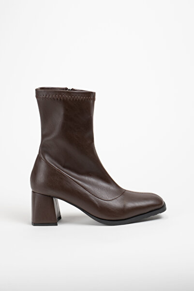 Munshoes Helene Women's Stretch Heeled Boots