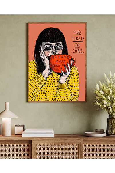 woodhomeworks Tek Parça Salon Ofis Dekor Tablo Vrynt