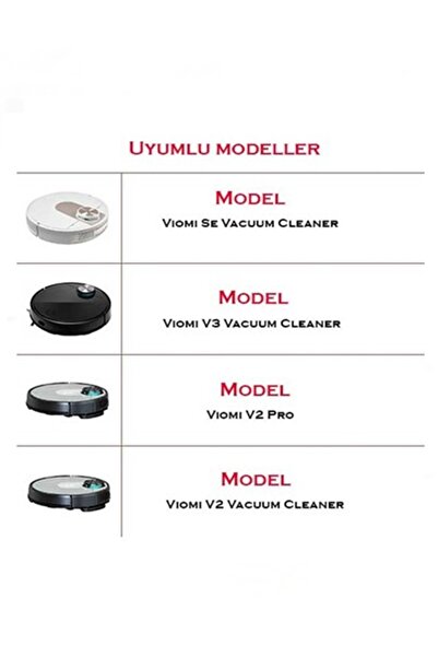 Rovexa Σετ πλαϊνών βουρτσών 7 τεμαχίων συμβατό με Viomi V2 V3 SE