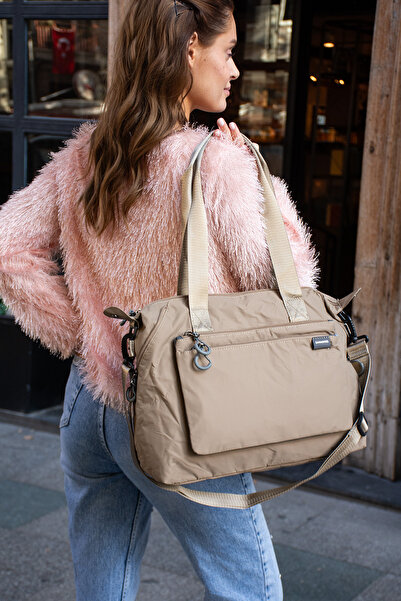 Sanmorris Çantaneef Multi-Compartment Waterproof Parachute Fabric Shoulder Bag