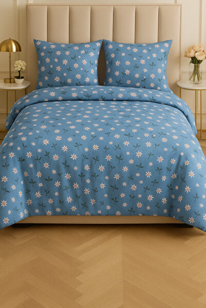 Loova cearșaf cu elastic bucăți lenjerie de pat pentru două persoane 100% cru...