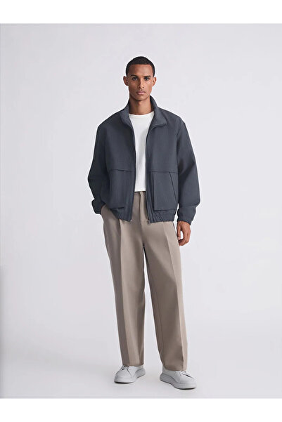 LC Waikiki Lcw vision anthracite relaxed fit Mock Neck men's jacket