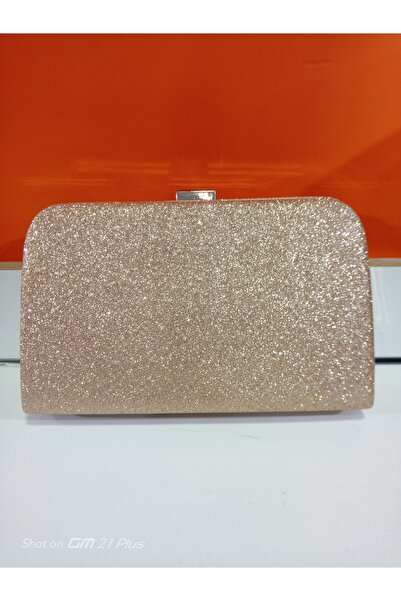 VARLIK AYAKKABI Νέα σεζόν τσάντα χρυσού χρώματος με λαβή