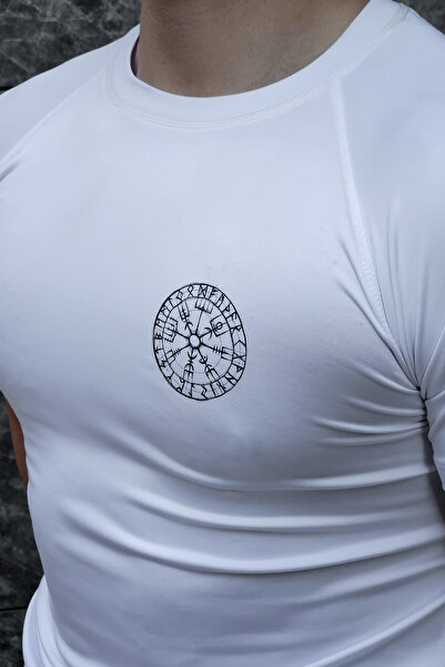 Liber Valhalla - Compression T-Shirt (White)