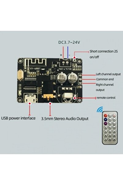 OEM bluetooth module 3 with JACK 3.5 mm DC 3.7-24V
