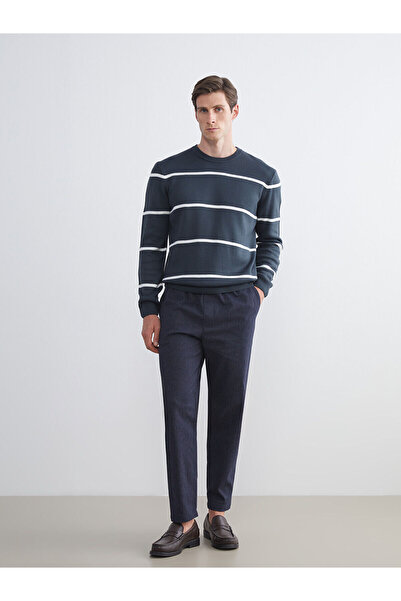 LC Waikiki Navy Blue Standard Fit Men's Chino Trousers