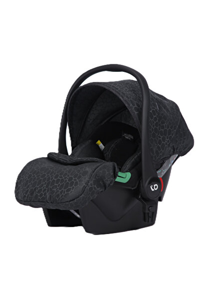 Royal Scaun Auto Tip Scoica Bebelusi, 2 Pozitii de Ajustare a Centurilor de Siguranta, Negru Crocodil