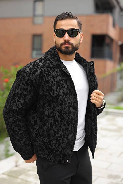 BASEL.CO Oversized Crushed Quilted Padded Bomber Jacket/Mantle - Soft Texture Comfortable Style