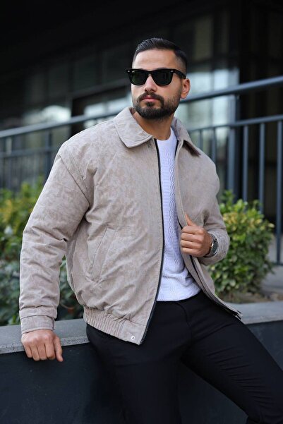 BASEL.CO Oversized Crushed Quilted Padded Bomber Jacket/Mantle - Soft Texture Comfortable Style