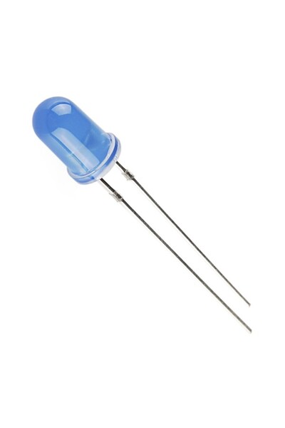 OPTOSUPPLY LED 5mm μπλε με αναλαμπή 3-5V 750-1120mcd 30 μοιρών κυρτή μπροστιν...