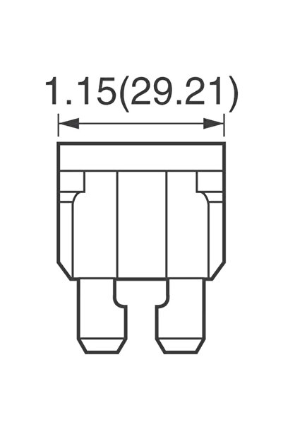 LITTELFUSE MAXI fuse 50A 32VDC car 29mm MAXI 0299050.TXN