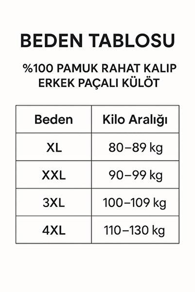 enmodaiçgiyim 15 Pieces White 100% Cotton Comfortable Fit Men's Long Underwear Boxer