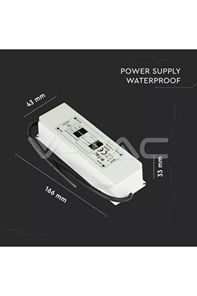 V-TAC Sursa alimentare slim IP67 12V 5A 60W