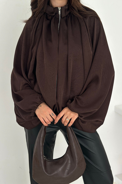 Noa Noa Women's Balloon Sleeve Gathered Jacket – Flow Ease