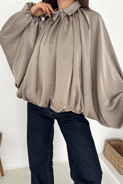 Noa Noa Women's Balloon Sleeve Gathered Jacket – Flow Ease