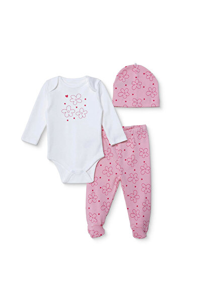 ebebek Hello Baby HelloBaby Yenidoğan Body-Patikli Alt-Şap