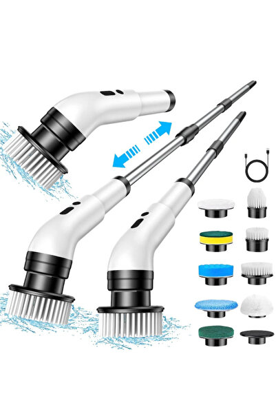 OEM Perie Electrică Rotativă Multifuncțională 9 in 1, Waterproof, Fara fir, M...