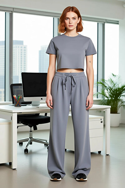 PayBuy Women's Straight Cut Knitted Pants Functional Durable Quality Comfortable Aesthetic Premium Sports