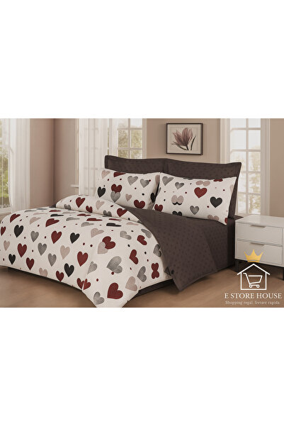 Casa Pucioasa Fine Cotton Bed Linen - Casa Pucioasa, Hearts Edition Double bed