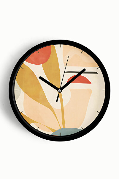 JHAAR Ceas de perete modern cu tematică abstractă - boemă - geometrică - 35 c...
