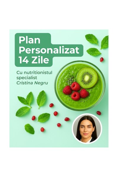 OEM Personalized 14-day diet, lose 6–8 kg. by Nutritionist Cristina Negru (Di...