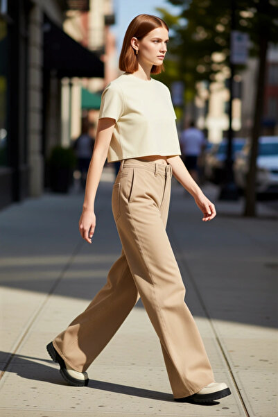 PayBuy Women's Wide Leg Culotte Jean Pants Functional Durable Quality Comfortable Aesthetic Stylish