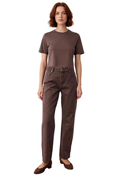 PayBuy Women's Vintage Wash High Waist Straight Leg Jean Pants Functional Durable Quality Sports