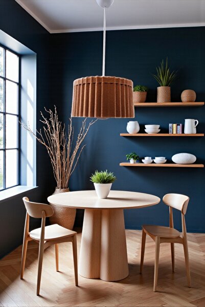 Dropcek eticaret Çizgili Sarkıt Kahve Beton Görünümlü Sarkıt Çevre Dostu Aviz...