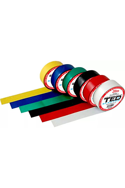 TED Electrical insulating tape 19mm x 20meters white