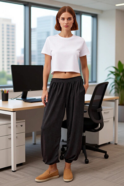 PayBuy Women's Wrinkled Jogger Pants Functional Durable Quality Comfortable Aesthetic Premium Stylish