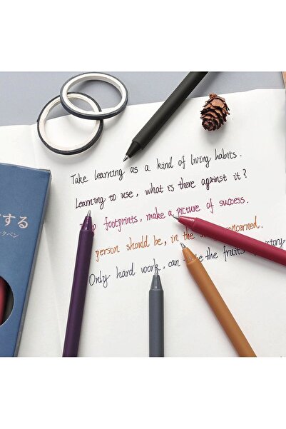 Uni Besgu 0.5mm Jel Kalem Hardal