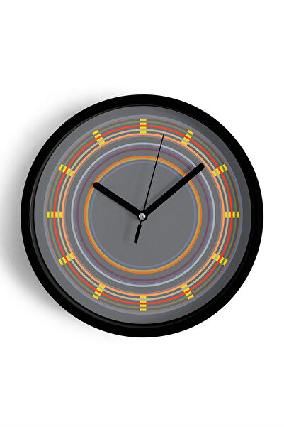 JHAAR Ceas de perete modern cu tematică geometrică abstractă - 30 cm - Carcas...