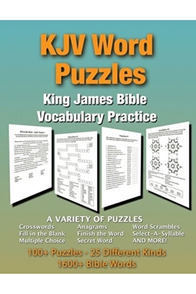 INDEPENDENT CAT Puzzle-uri cu cuvinte KJV: Exersarea vocabularului din Biblia...