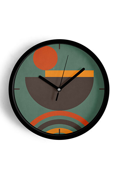 JHAAR Ceas de perete modern cu tematică abstractă - boemă - geometrică - 25 c...