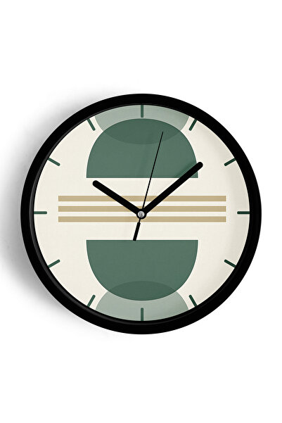 JHAAR Ceas de perete modern cu tematică abstractă - boemă - geometrică - 35 c...